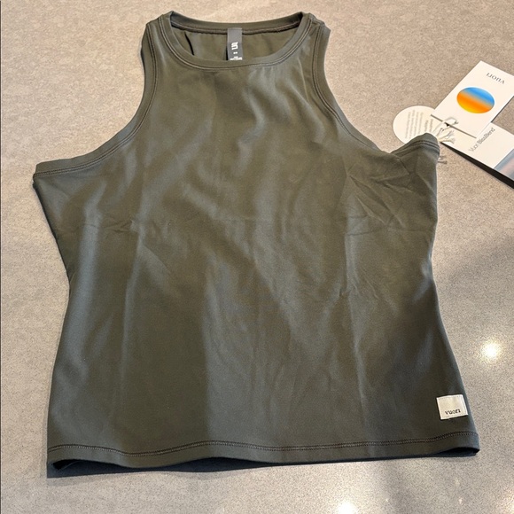 Vuori Army Green All The Feels Crew Tank - Picture 3 of 6